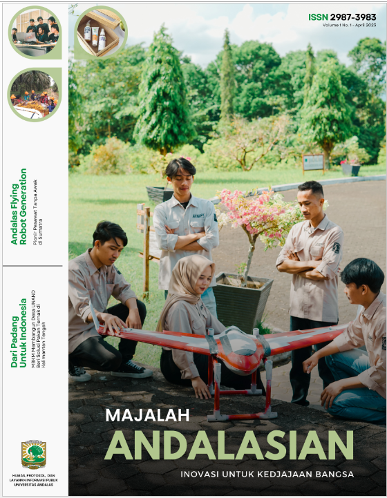 Majalah Andalasian Vol.1 No.1 "Inovasi Untuk Kedjajaan Bangsa"